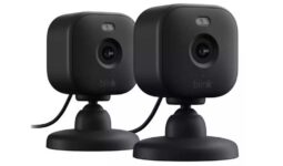 Blink Mini 2 Plug-In CCTV Smart Security Camera Black 2 Pack – Free C&C