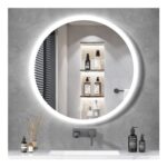 DEAL STACK – 700mm LED Lighted round Mirror with Anti-Fog, Dimmable