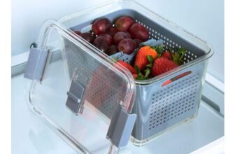 OHS Medium Fridge Container with Removable Basket