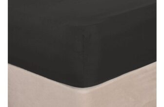 OHS Plain Dyed Fitted Sheet – Single, Charcoal