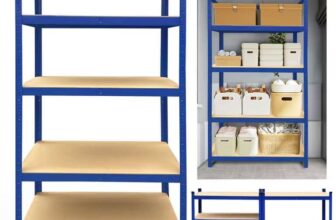 5 Shelves,Storage Shelves,Adjustable Shelves (Zhitaozhang Tool Store)