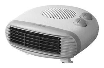 AMAJ Portable Thermo Fan Heater, 800W/2000W, White/Dark