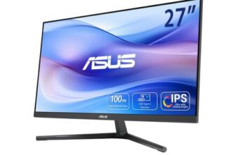 ASUS VU279CFE 27 FHD Gaming Monitor, 100Hz, USB-C, Black