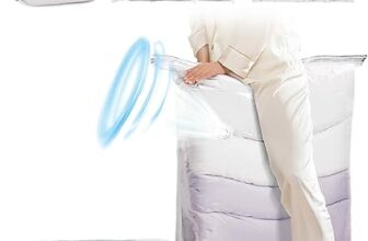 BAGSMART Vacuum Storage Bags 80% Space Saved,3 Large 2 Jumpo 1 Cube Jumbo Reusable Zip Seal Compression Bags for Clothes Duvets Quilts Bedding Pillows (6 Combo, No Pump Included)