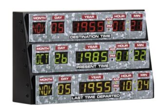 Back to the Future 3D Lamp – Official Merchandise