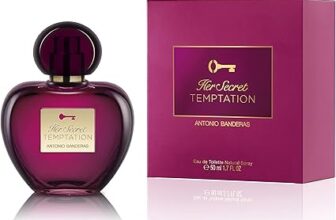 Banderas Perfumes – Her Secret Temptation – Eau de Toilette for Women – Long Lasting – Romantic and Femenine Fragance – Oriental and Sweet Notes – Ideal for Day Wear – 50 ml