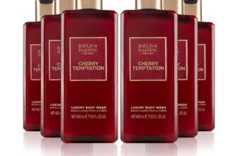 Baylis & Harding Cherry Temptation Body Wash, 400 Ml (Pack of 6)