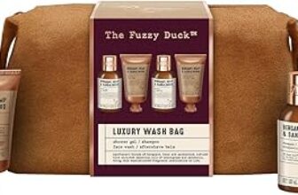 Baylis & Harding The Fuzzy Duck Bergamot, Hemp & Sandalwood Mens Luxury Wash Bag Gift Set (Pack of 1) – Vegan Friendly