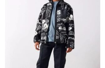 Boys Printed Borg Jacket