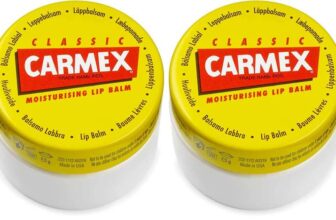 CARMEX Classic Lip Balm Pot (7.5g) For Dry & Chapped Lips Soothes, Relieves & Moisturises (Pack of 2)