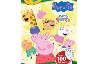 CRAYOLA Giant Peppa Pig Colouring Book with Stickers