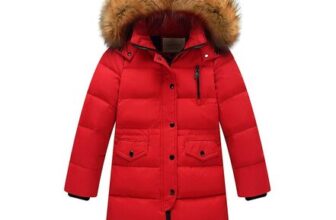 Childrens Long Puffer Jacket /Winter Coat – 9-10 Years