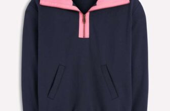 Colourblock Sweatshirt Pink and Navy – with code