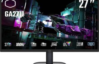 Cooler Master 27 GA2711 QHD IPS 100Hz 1ms A-Sync Gaming Monitor with code at laptopsdirectltd (UK mainland)