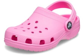 Crocs Kids Classic Clog, Taffy Pink, 6 UK