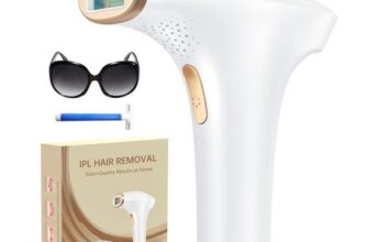 DEAL STACK – Haarlosy IPL Laser Hair Removal Device, 9 Level, White