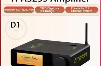 Douk Audio Ampapa D1 Digital Audio Amplifier ( GaN power brick / OLED / Bluetooth / RCA / Balanced TRS ) w/codesDouk Audio Official Store