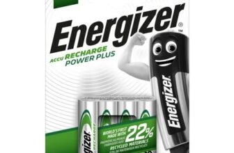Energizer Recharge Power plus – Rechargeable AAA Batteries (4 Pack)