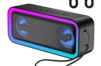 IKT 40W Portable Bluetooth Speaker, 30Hr Playtime, Waterproof, RGB Lights