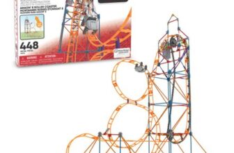 KNEX Amazin 8 Coaster Construction Set, 448 Pieces, Ages 7