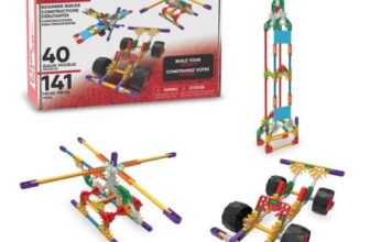 KNEX Beginner 40 Model Building Set, 141 Pieces, Ages 5