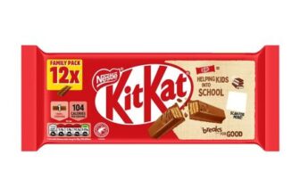 KitKat Milk Chocolate Biscuit Bar, 12 Pack