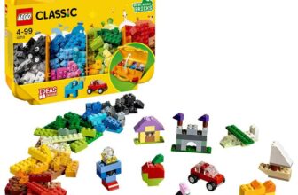 LEGO 10713 Classic Creative Suitcase, Toy Storage Case with Fun Colourful Building Bricks for 4 Year old Kids