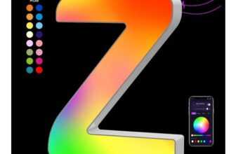 Light up Letters USB Powered, LED Letter Lights Color Changing Alphabet