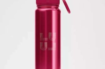 Lululemon Back to Life Sport Bottle 24oz Straw Lid Jewelled (Berry Rumble)