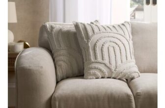 OHS Tufted Arches Stone Cushion Covers