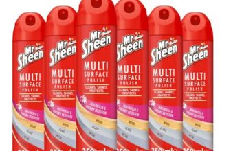 Pack of 6 Mr Sheen Multi Surface Polish Spray