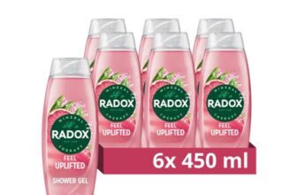 Radox Grapefruit & Ginger Body Wash, Pack of 6, 450ml