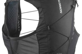 Salomon Active Skin 4 2 x 500ml Flasks – Black (XS – M)