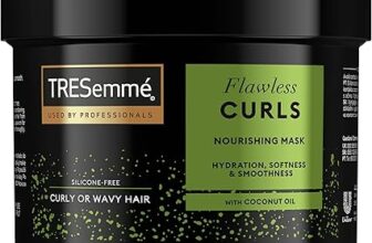 TRESemmé Flawless Curls Nourishing Hair Mask – with Coconut Oil & Ceramide for Deep Hydration, Softness & Bounce Silicone-Free Treatment for Dry, Curly & Wavy Hair 440 ml