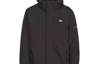 Trespass Mens Waterproof Jacket with Hood Taped Seams Donelly M