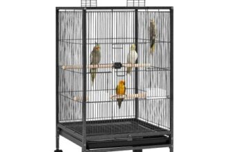 Yaheetech Iron Bird Cage with Stand for Small Birds