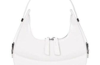 YingStar Leather Crescent Clutch Shoulder Bag for Women