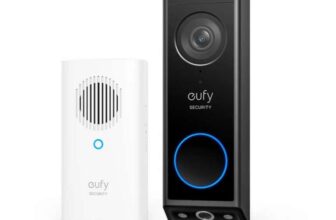 eufy E340 2K Dual Cameras Smart Video Doorbell with Chime