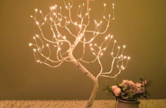 108L LED Birch Tree Lamp, 8 Modes Easter Tree Decorative Twig Lights, USB & Battery Operated Twinkling Lamp, Fairy Night Light for Home, Wedding, Birthday, Party Decoration, Christmas, Easter