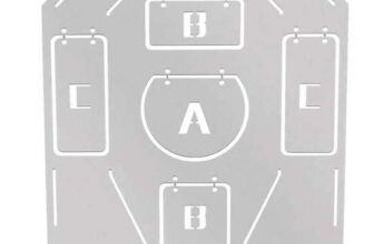 16-Inch Steel Shooting Target Plates for Range Practice ( nerf bullets )