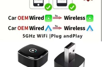2 in 1 Wired to Wireless CarPlay Android Auto Adapter for OEM Car Stereo With USB Plug and Play – Ezonetronics Store