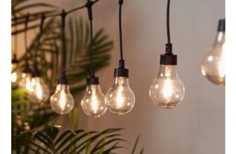 20 Drop Bulb Vintage Style Premium Solar Festoon Lights