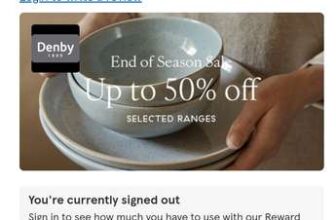 2X Tesco Clubcard Vouchers Value When Purchasing From Denby Online Shop – Turn every £0.50 in vouchers into £1.00 to use – Denby Online Shop