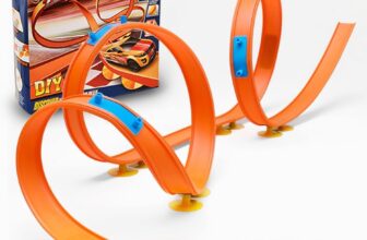 3.0M Flexible Speed Race Car Track Toys with High-speed Pull-back Cars 5 Ramps 20 Suction Cups, Indoor & Outdoor Kids Toy Gift for 3 4 5 6 7 8 Year Old Boys Girls Rolls Up Portable Loops Racetrack