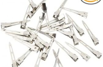30 Pcs Silver Hair Clips 2.16 inches Seamless Hair Clip Professional for Hairstylist Crocodile Clip Alloy Material Suitable for Women Girls And Salons Essential for Diy Styling