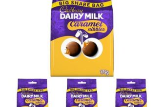 4 X Cadbury Dairy Milk Caramel Nibbles