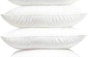 4 x LUXURY DELUXE Pillows 4 Pack – SUPER ULTRA BOUNCE PILLOWS HOLLOW FIBRE FILLED Pillows 4 Pack Hotel Quality