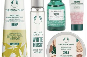 5,450 free goodybags worth £45, with any purchase (50 per store, all 109 stores) – White Musk, Tea Tree Oil, Shea Body Butter 2 more