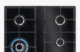 AEG HKB64420NB 4 Burner Gas Hob, Gas on Glass W/Code