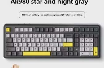 AJAZZ AK980 Wireless Mechanical Gaming Keyboard, Tri-Mode Custom Keyboard RGB Backlit with code – UK stock – AJAZZ Overseas Flagship Store